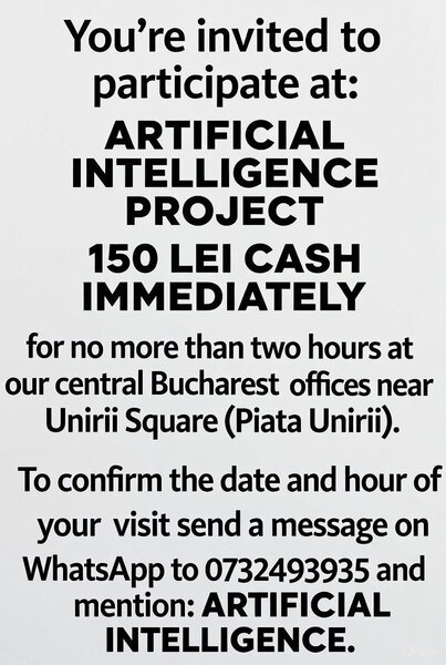 A. I. Active Participant proiecte inteligenta artificiala, part & full time